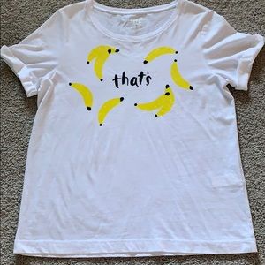 Kate spade bananas shirt